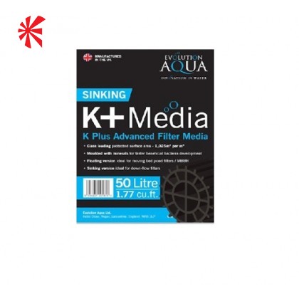 Evolution Aqua K+ Advanced Filter Media - Black Sinking