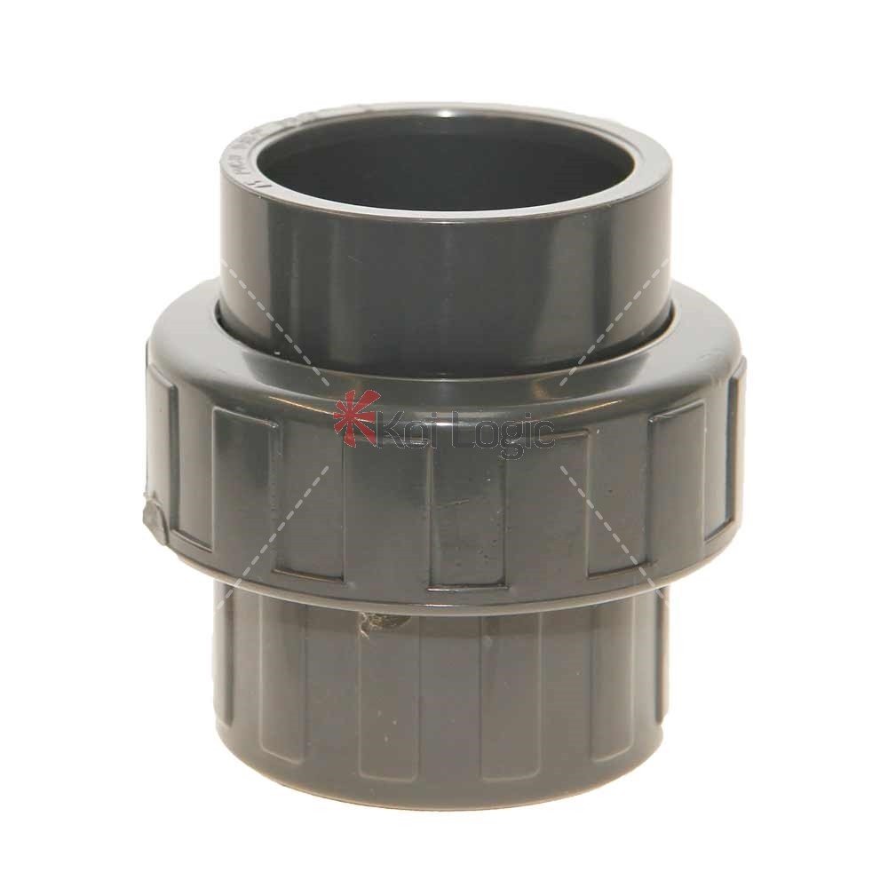 PVC High Pressure Socket Union Plain/Plain Koi Logic