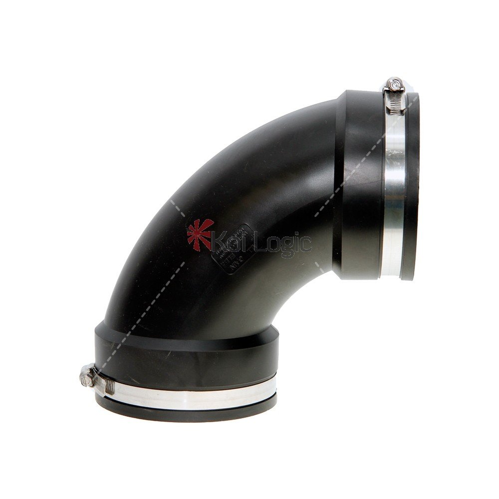 Flexi Rubber Boot 90 degree Elbow Connector for koi ponds **BEST PRICE ON ** 