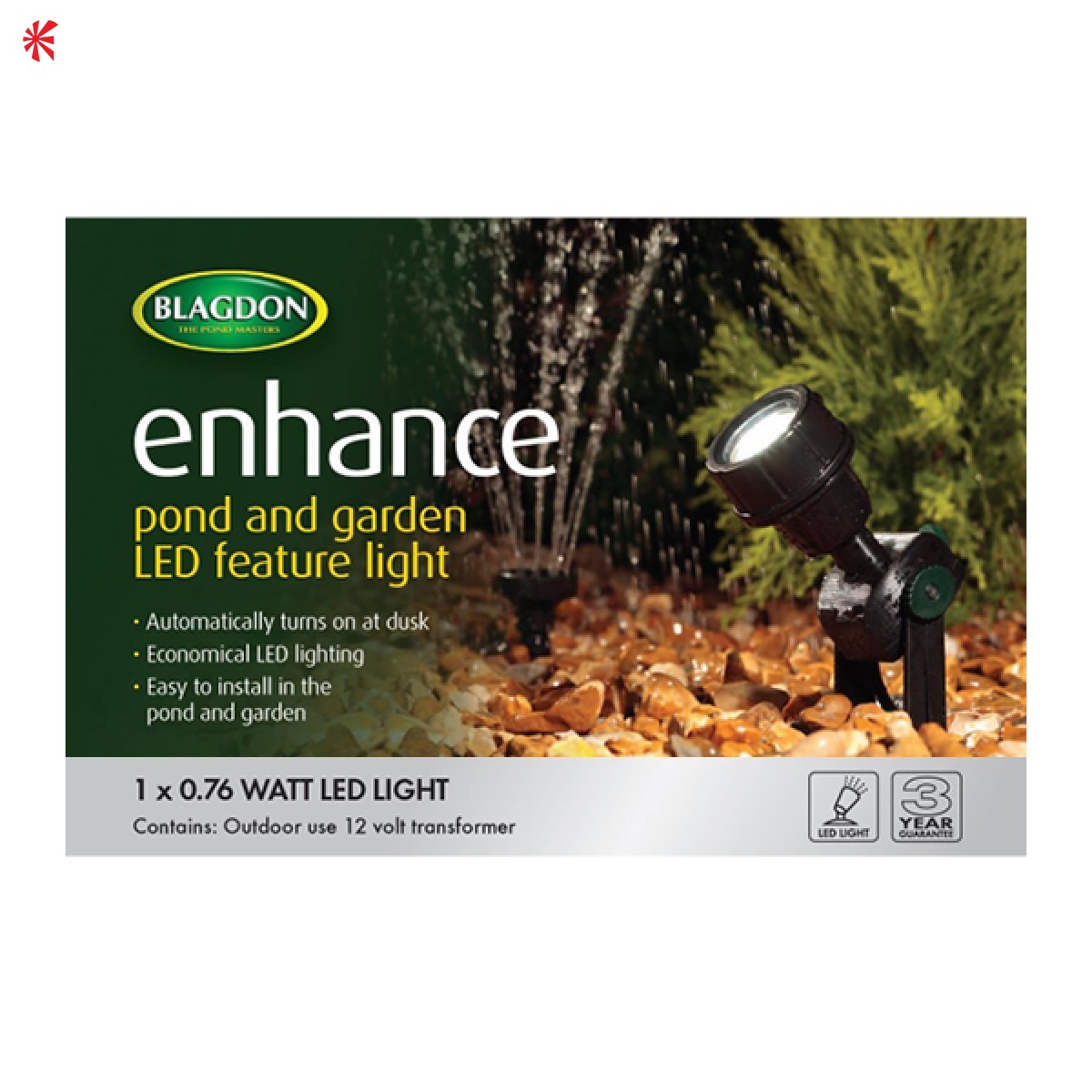 Blagdon Enhance LED Pond & Garden Lights Koi Logic