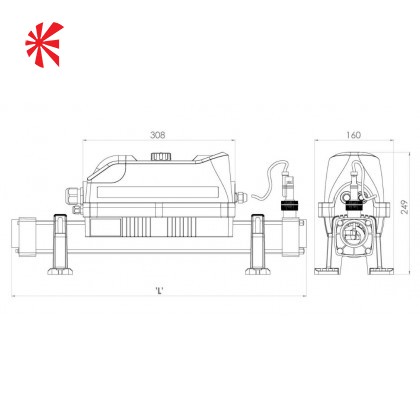 Elecro Cygnet Evolution 2 Pond Heater 8KW (Analogue) Elecro Cygnet Evolution 2 Pond Heater 8KW (Analogue)