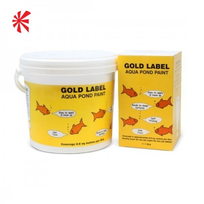 Huttons Gold Label Aqua Pond Paint - Clear