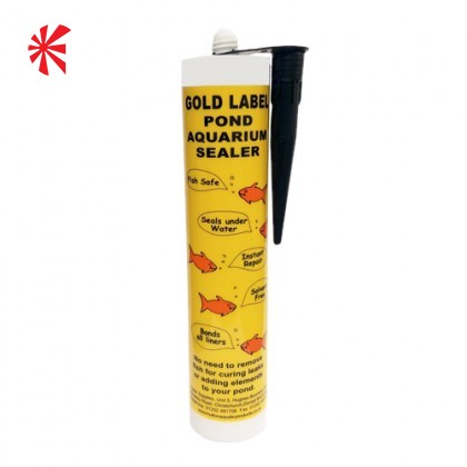 Huttons Gold Label Pond Aquarium Sealer - Black