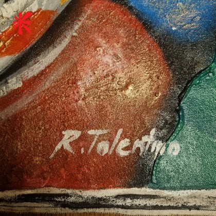 Japanese Koi Oil on Canvas - Unframed Japanese Koi Oil on Canvas - Unframed