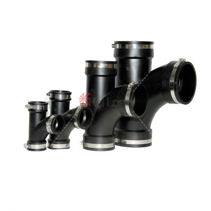 Flexible Rubber Boot Connector - Tee Flexible Rubber Boot Connector - Tee