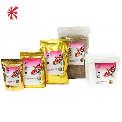 Kusuri Kusuri Supersilk-20 Koi Food (Medium Pellet)