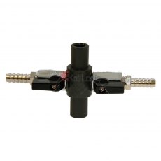 Manifold Cross Piece 2 Way Air Valve 8mm