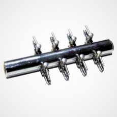 Air-Pump Manifold Chrome 8 way Air-Pump Manifold Chrome 8 way