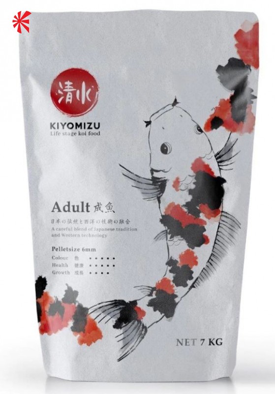 Kiyomizu Koi Food Kiyomizu Adult 7KG - 6mm Pellet