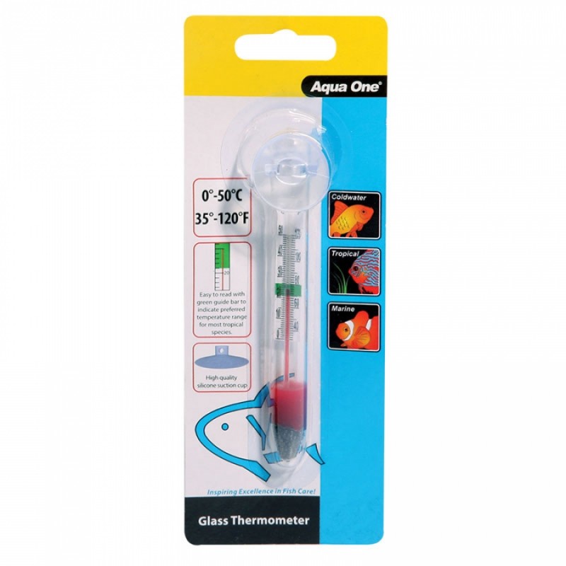 Aqua One Aqua One Glass Thermometer